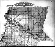 Canyon County Outline Map - Above, Canyon County 1915 Microfilm